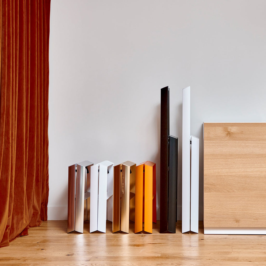 hasegawa | lucano 2 step ladder premium | silver (japan) - LC