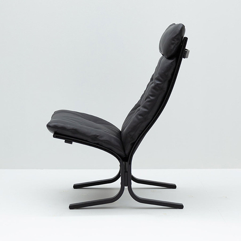 hjelle | siesta classic 300 chair | high back | black oak + hemsen HA19 leather