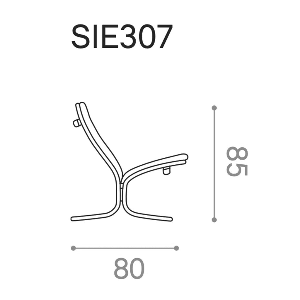 hjelle | siesta fiora 307 chair | low back | oak + dunes 21004 leather