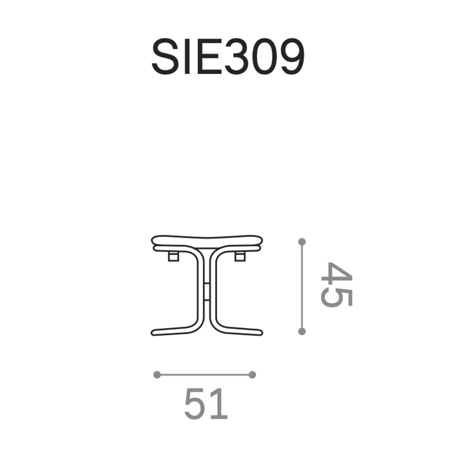 hjelle | siesta fiora 309 footstool | oak + rustical tan leather
