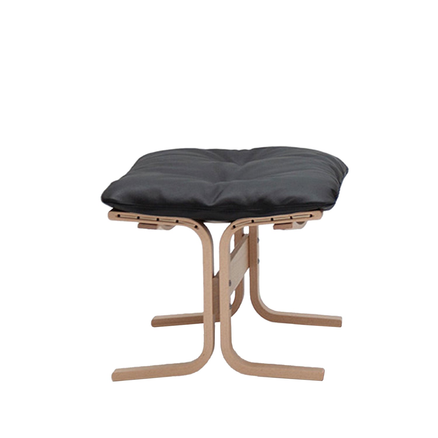 hjelle | siesta classic 304 footstool | oak + hemsen HA19 leather
