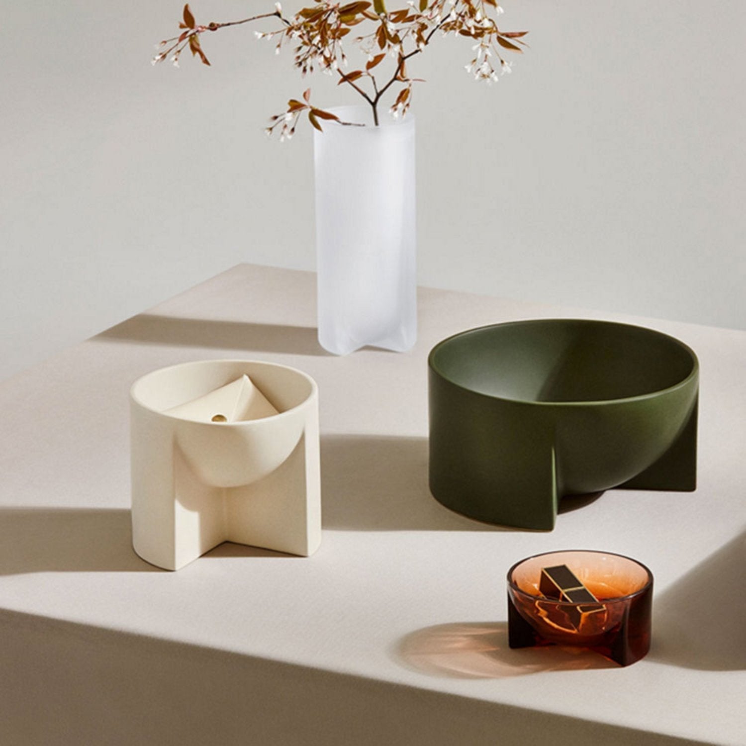 iittala | kuru vase | frosted clear - DC