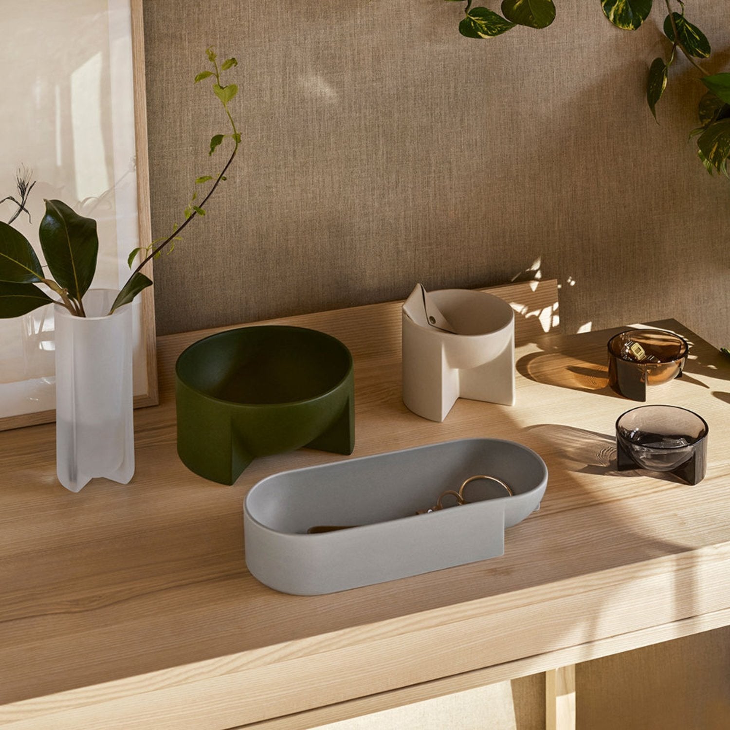 iittala | kuru vase | frosted clear - DC