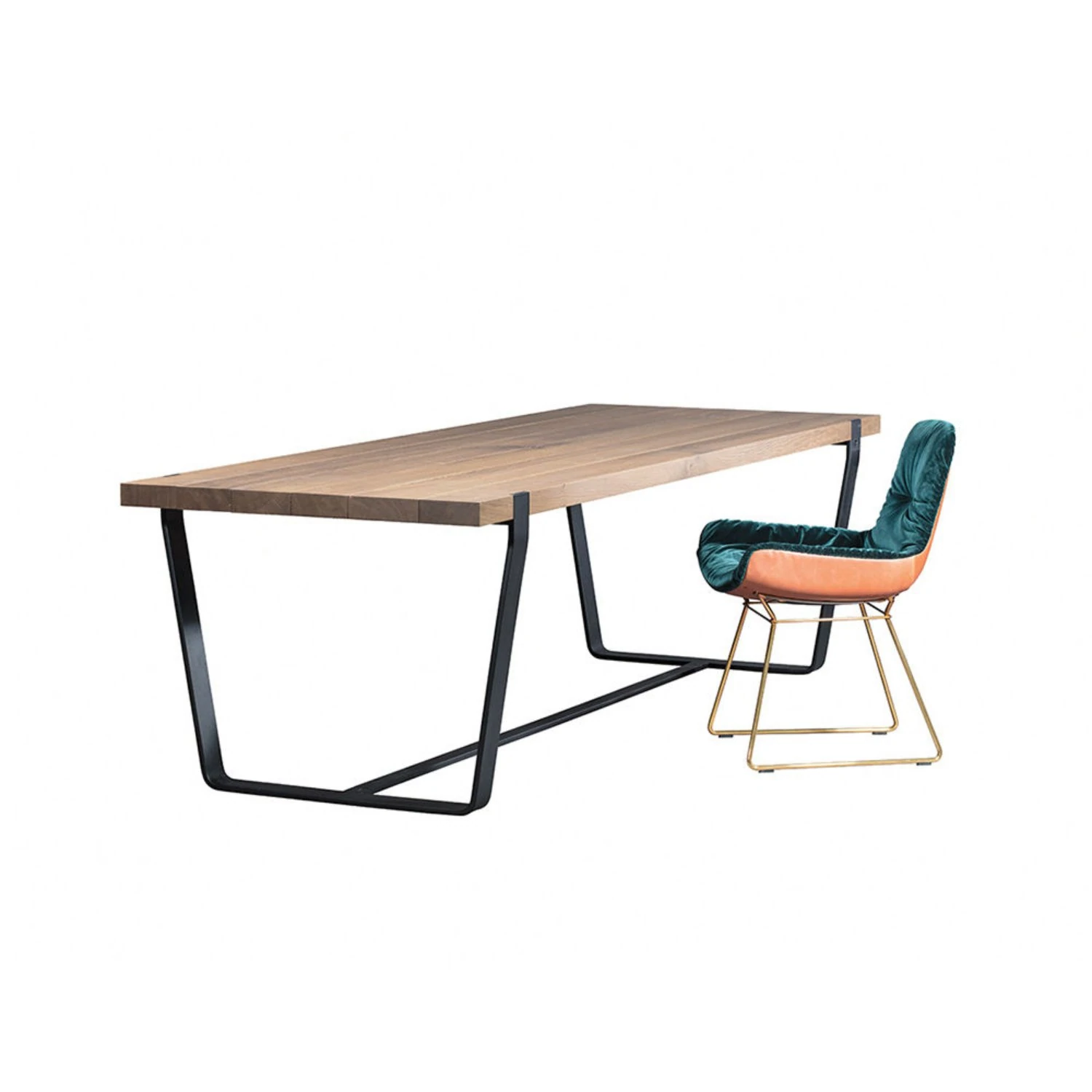 janua | bb 11 clamp table | oiled vintage oak 220x95cm