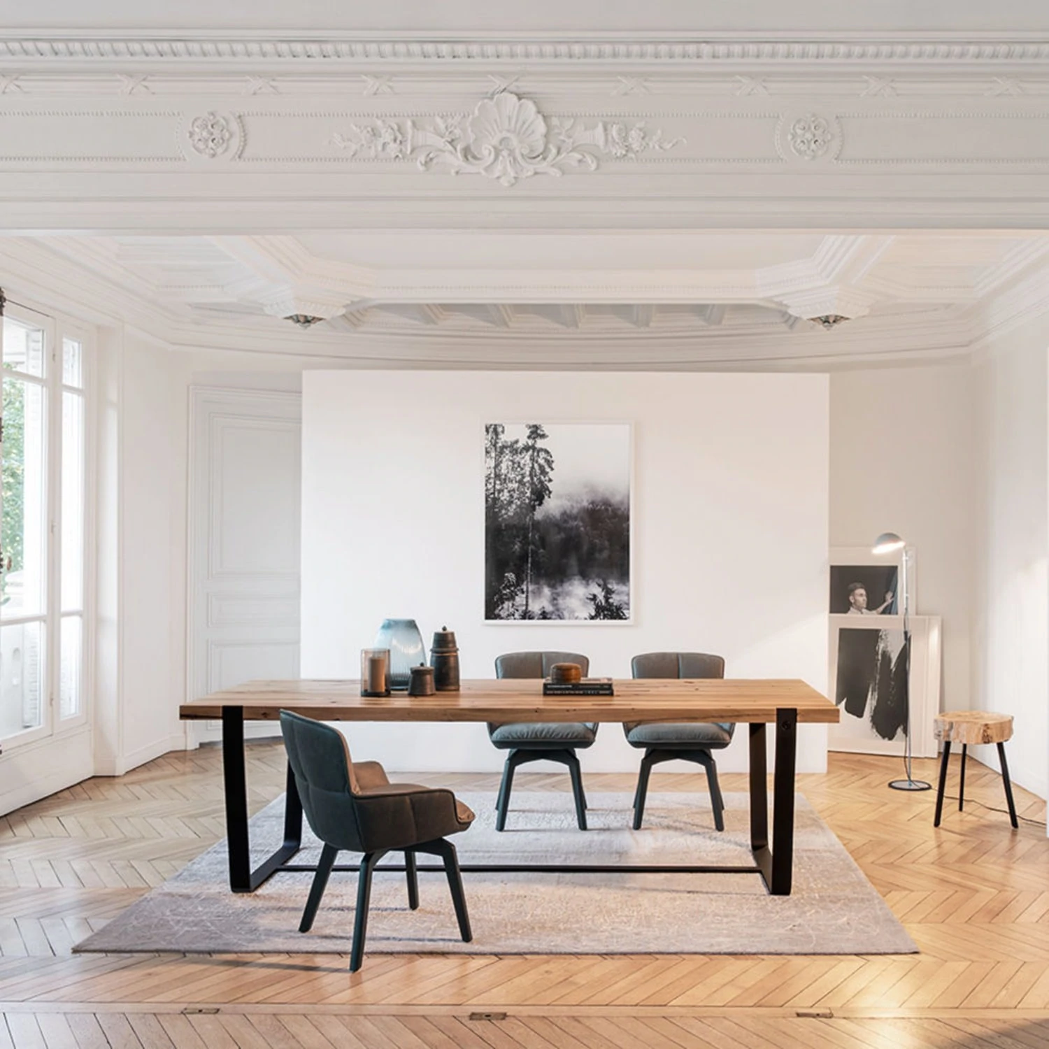 janua | bb 11 clamp table | oiled vintage oak 260x105cm