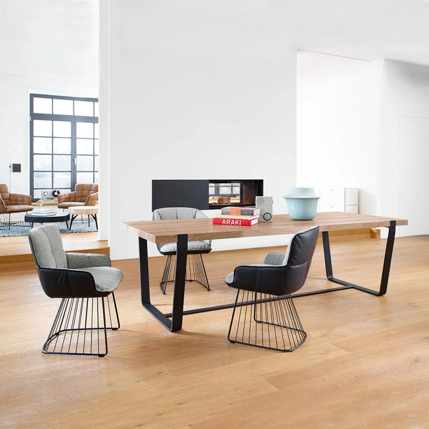 janua | bb 11 clamp table | oiled vintage oak 260x105cm