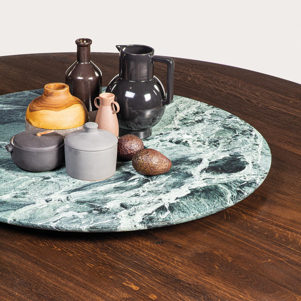 janua | bc 07 lazy susan turntable | green alps stone 95cm