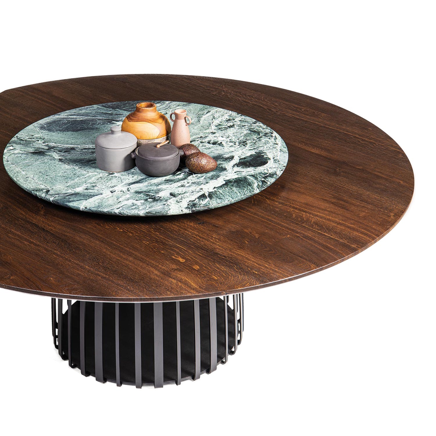 janua | bc 07 lazy susan turntable | green alps stone 95cm