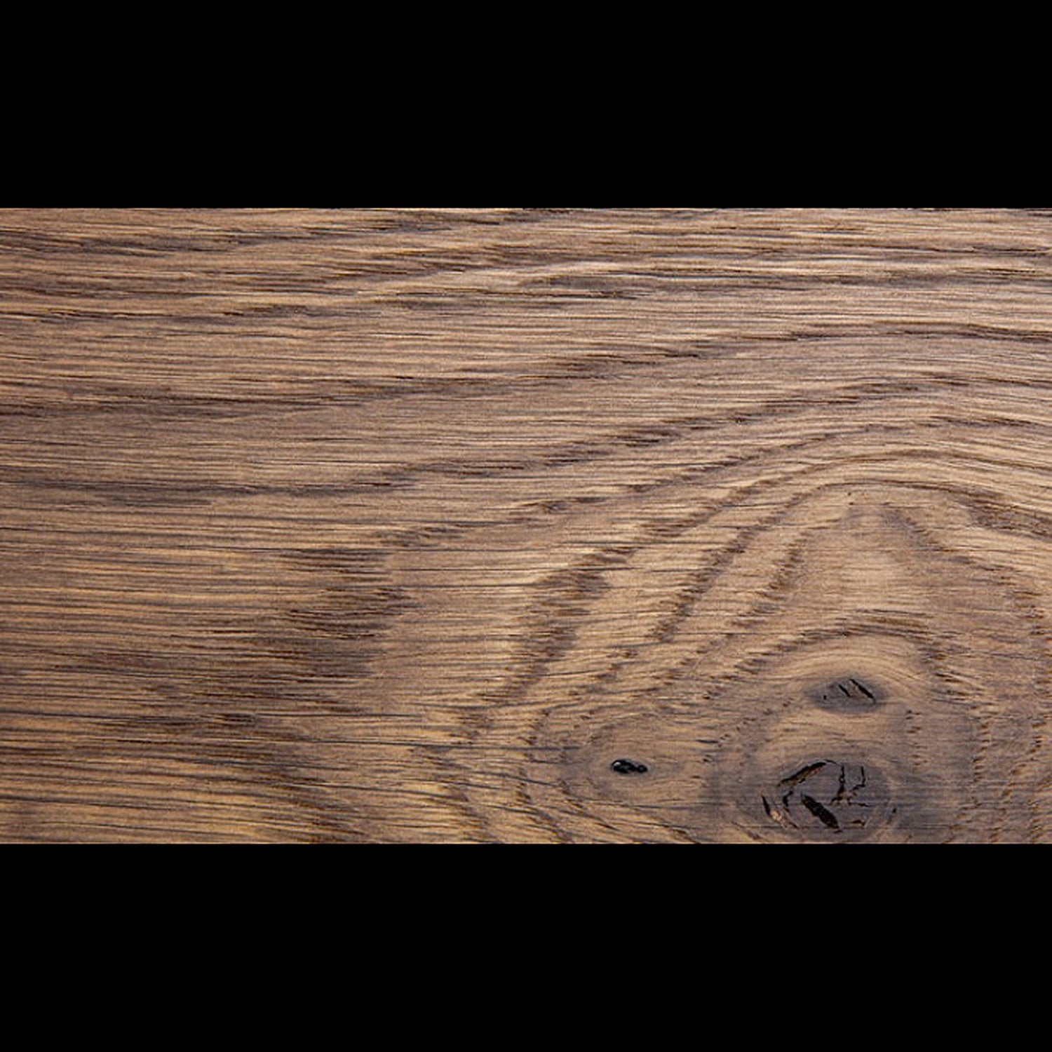 janua | bc 10 basket console table | smoked oak + brass base