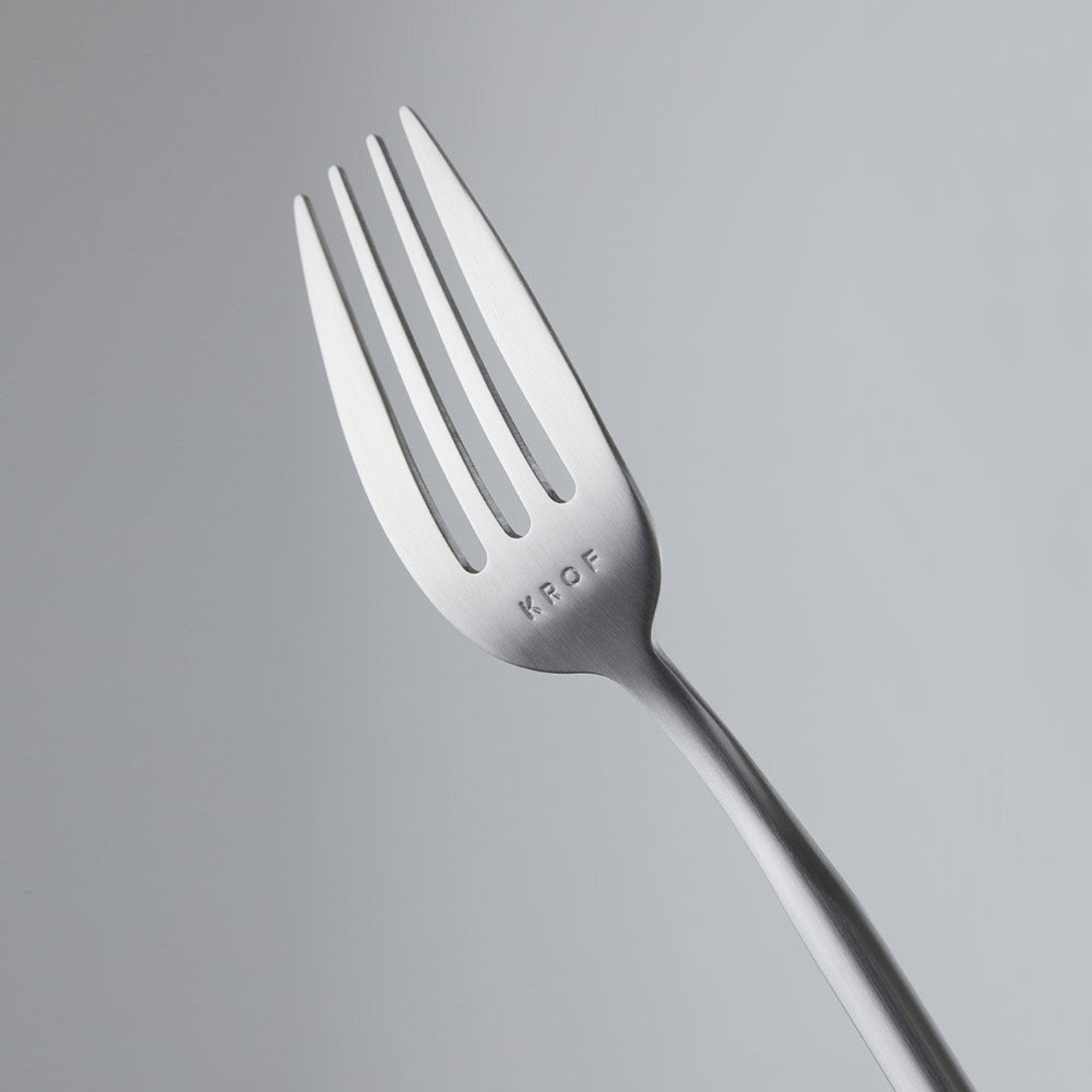 krof | collection no.1 | 24 piece cutlery set | brushed silver