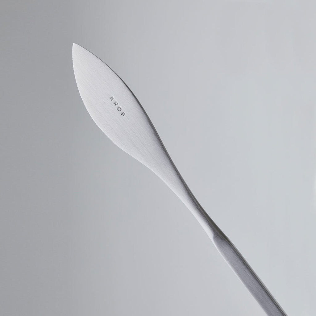 krof | collection no.1 | 24 piece cutlery set | brushed silver