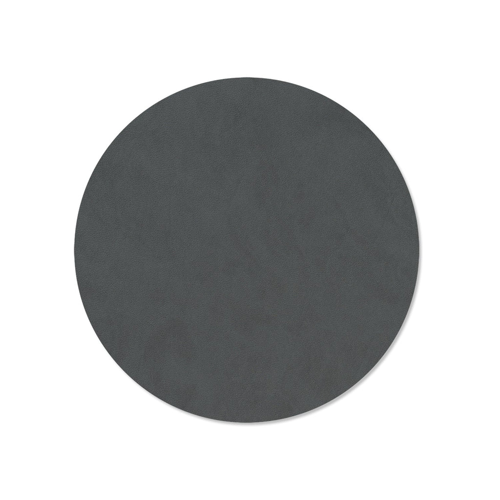 lind dna | table mat | circle medium | nupo anthracite