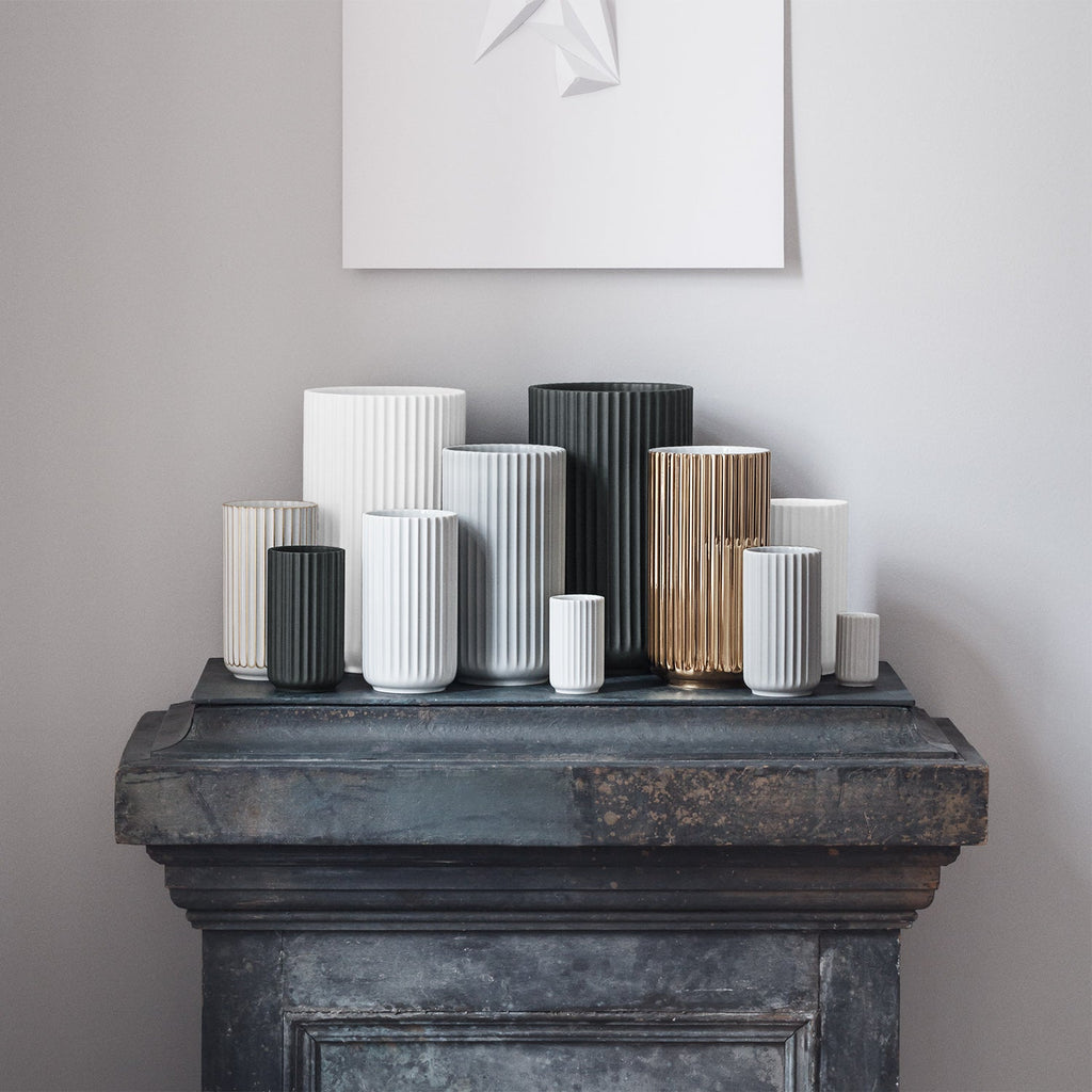 lyngby | porcelain vase 38cm | white - LC