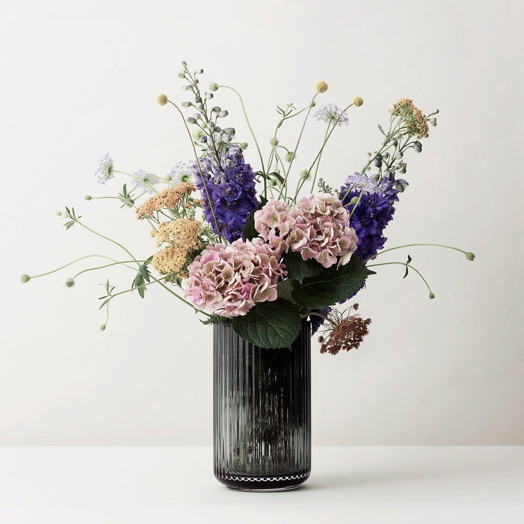 lyngby | glass vase 38cm | smoke - LC