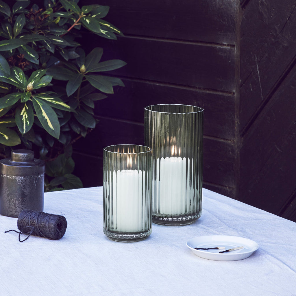 lyngby | glass vase 38cm | smoke - LC