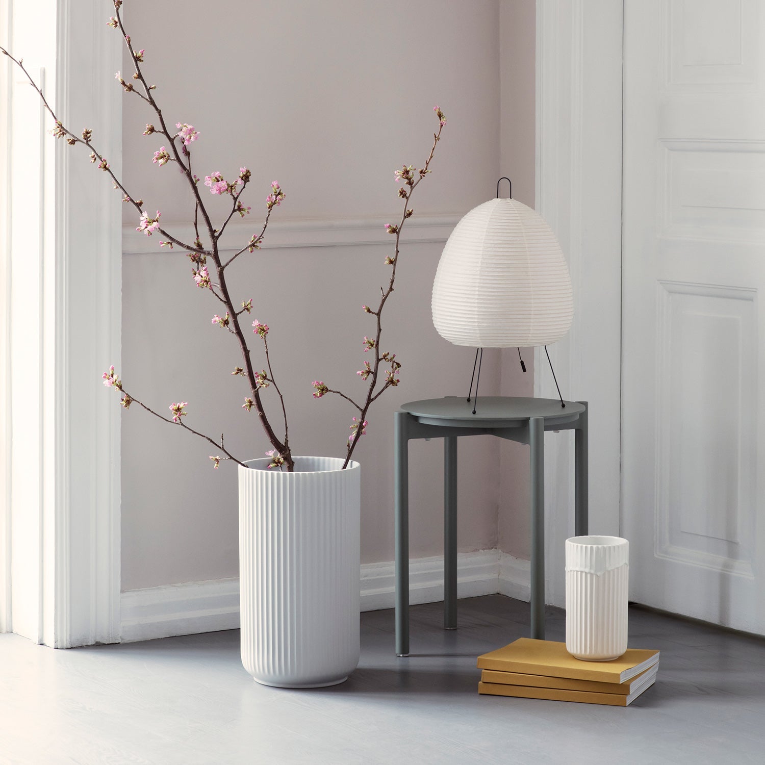 lyngby | porcelain vase 38cm | white - LC