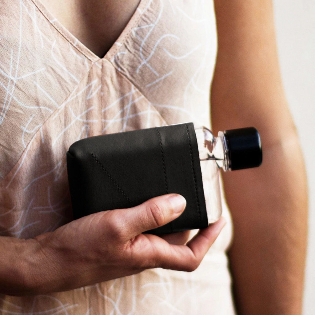 memobottle | sleeve A7 leather | black - LC
