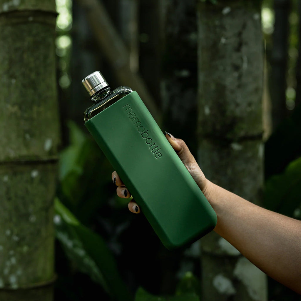 memobottle | sleeve slim silicone | moss green - LC