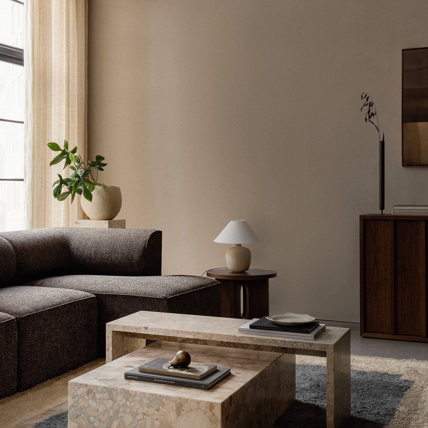 audo copenhagen (menu) | plinth bridge | kunis breccia stone