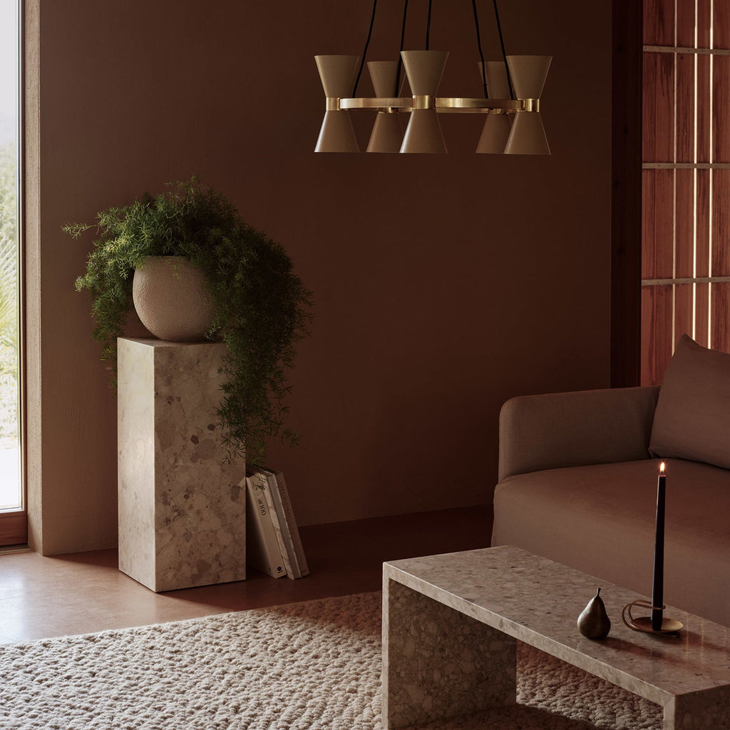 audo copenhagen (menu) | plinth pedestal | kunis breccia stone