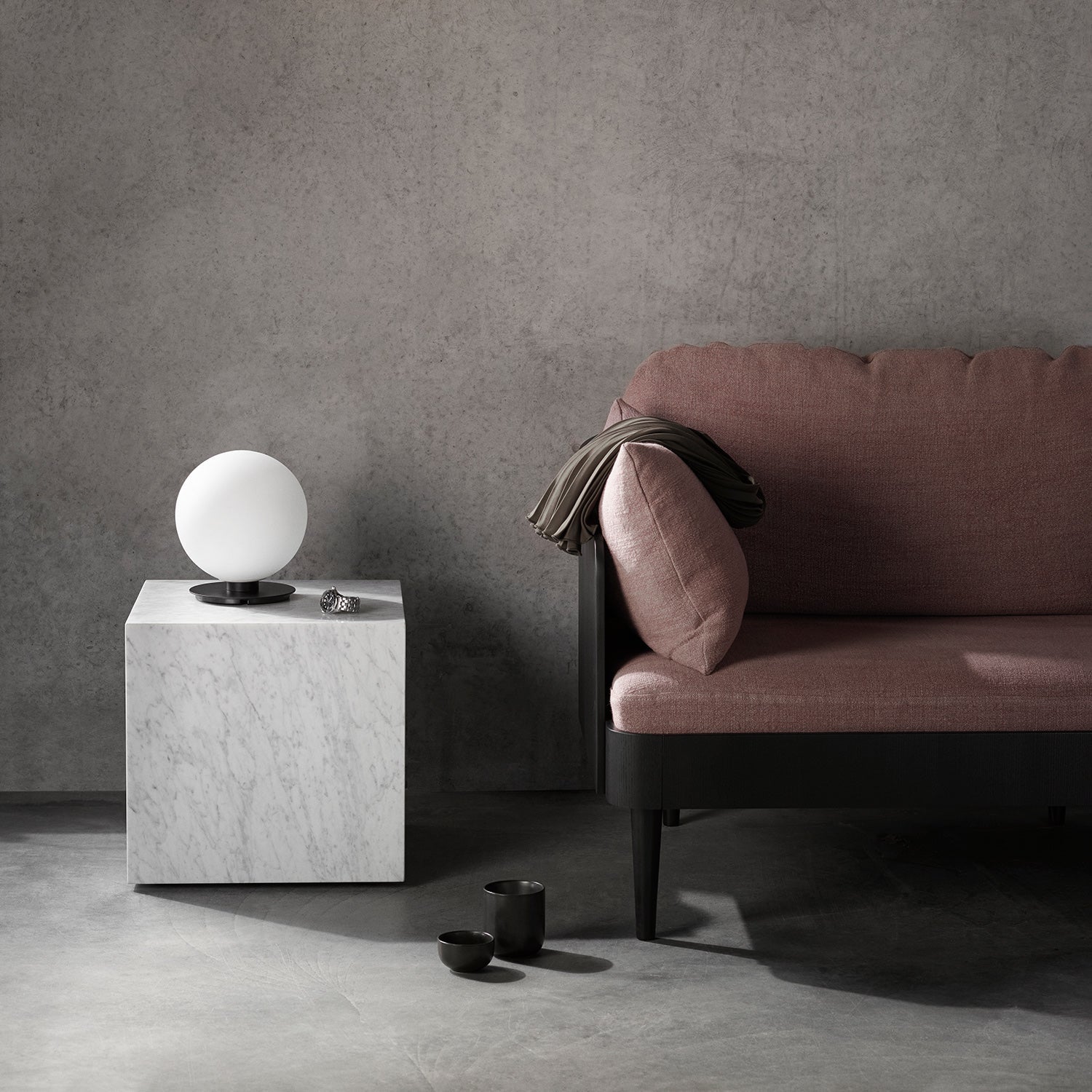 audo copenhagen (menu) | plinth cubic | white carrara marble