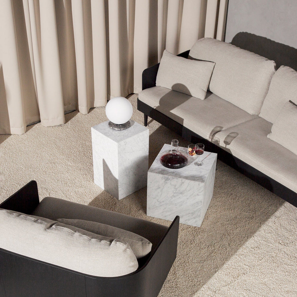 audo copenhagen (menu) | plinth cubic | white carrara marble