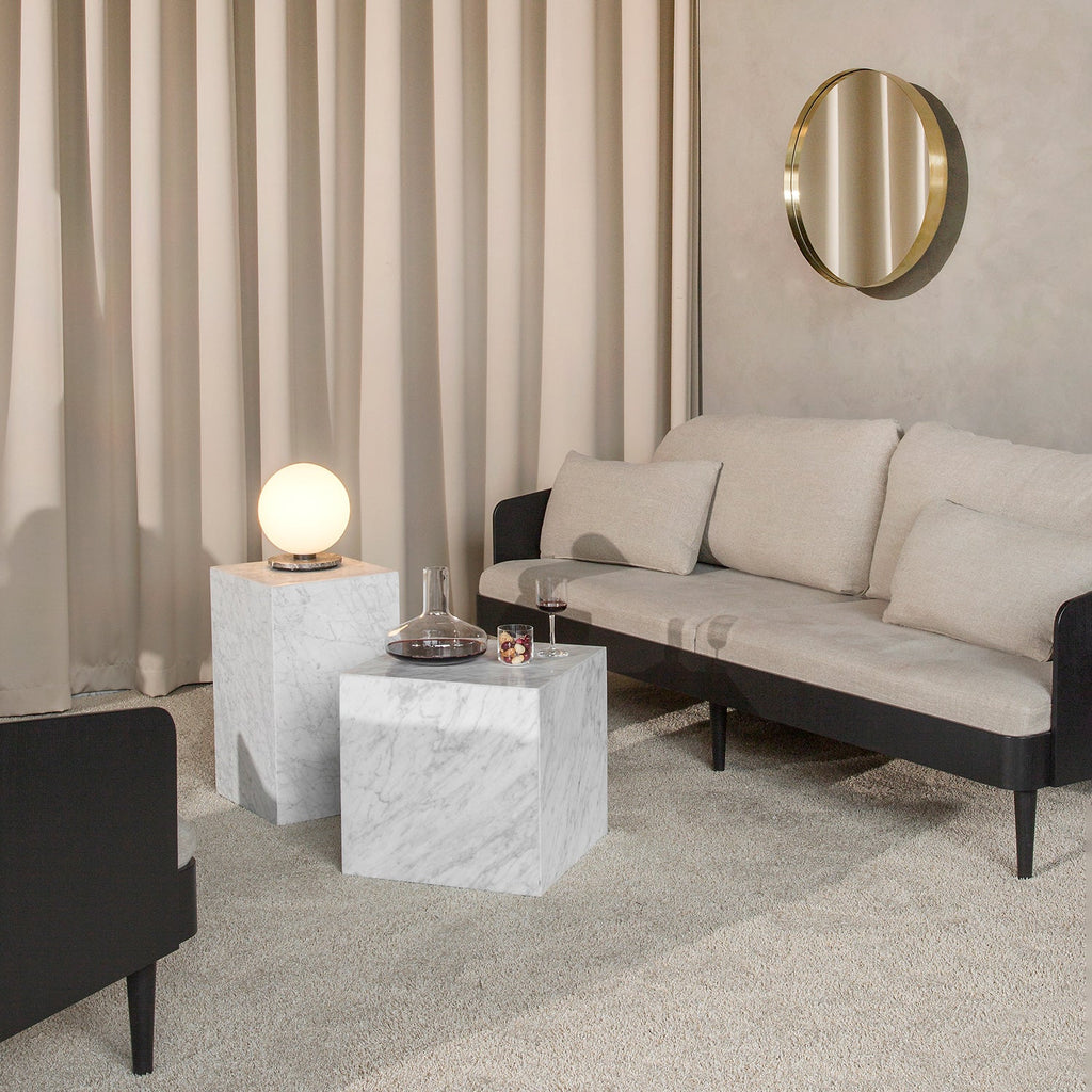 audo copenhagen (menu) | plinth cubic | white carrara marble