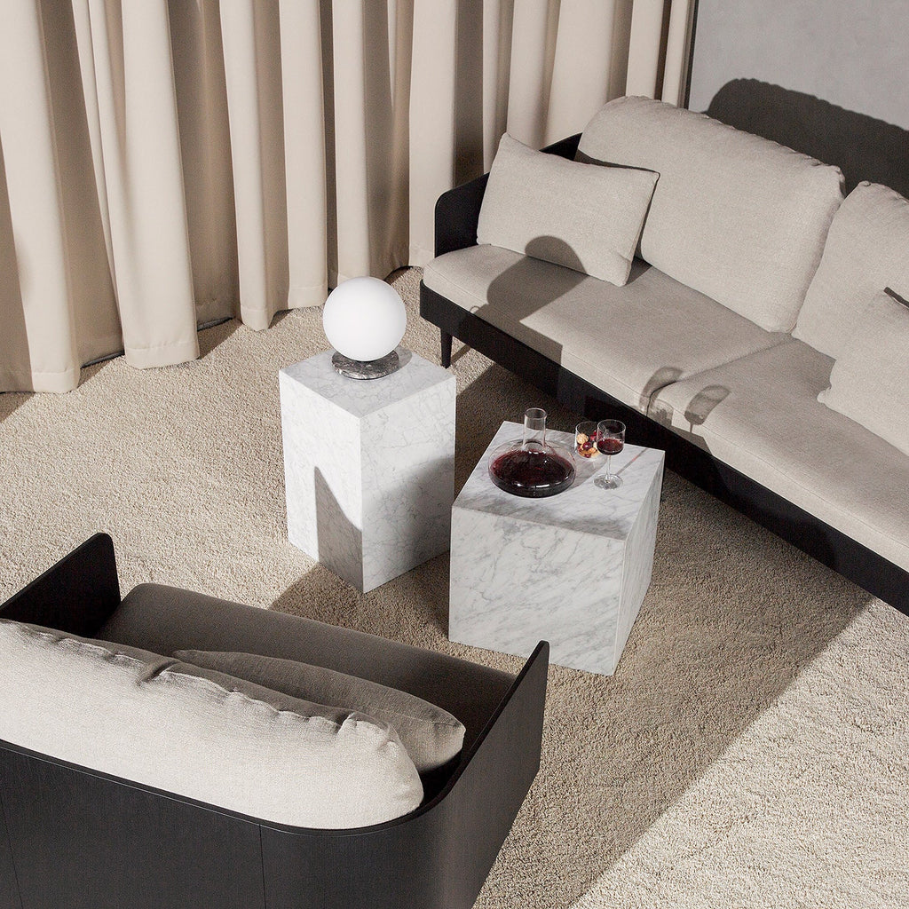 audo copenhagen (menu) | plinth tall | white carrara marble