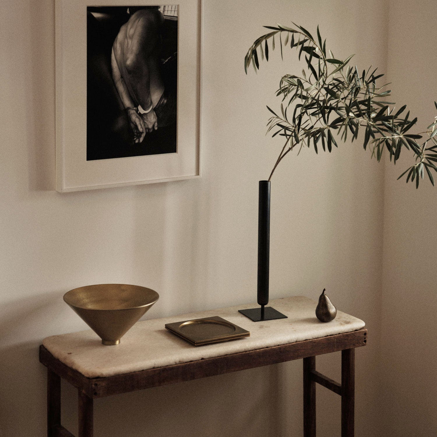 audo copenhagen (menu) | sentiment (pear) paper weight | brass