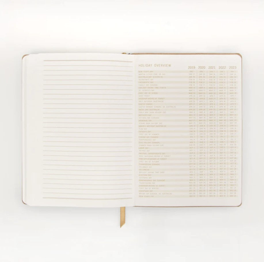 VEGAN SUEDE JOURNAL - MUSHROOM