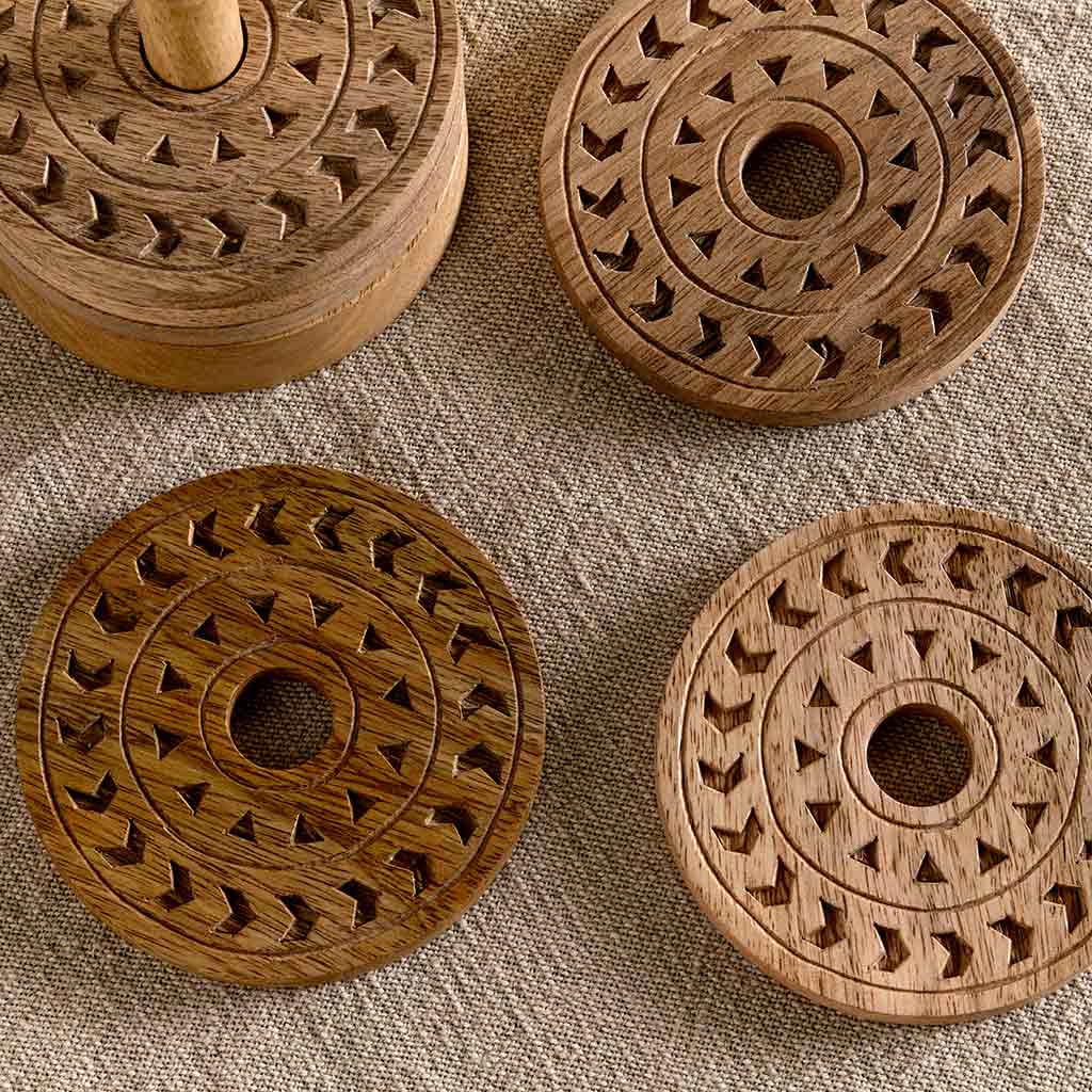 Anali Mango Wood Coasters