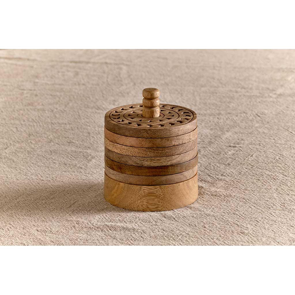 Anali Mango Wood Coasters
