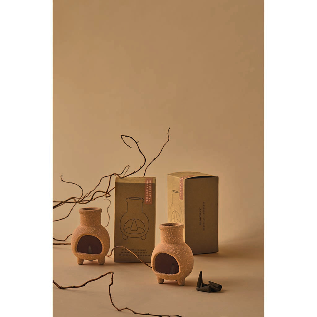 Chiminea Ceramic Incense Cone Holder