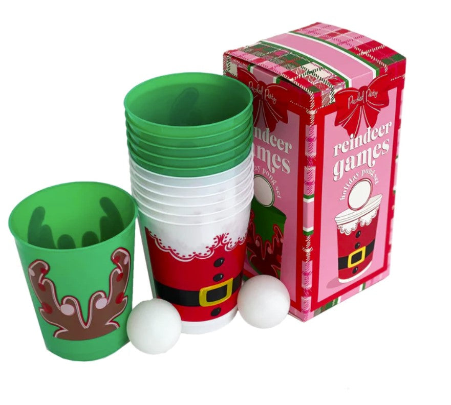 Santa VS. Reindeer Beer Pong