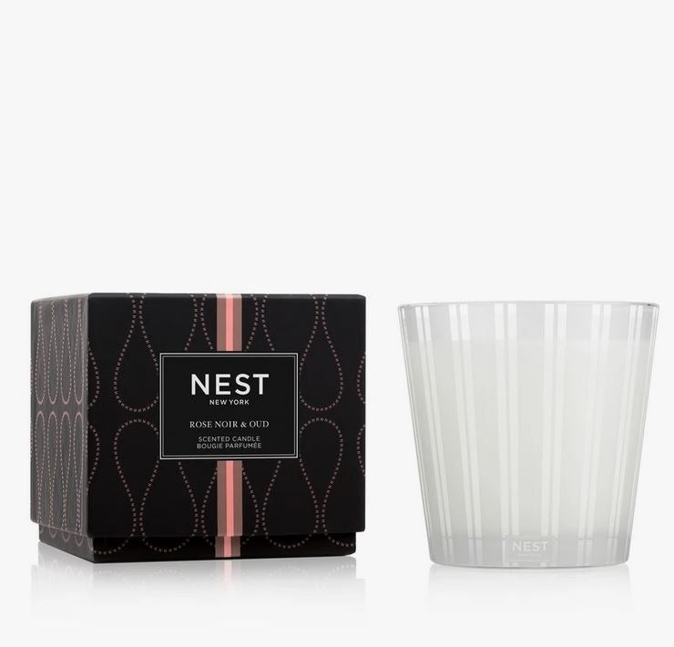 Rose Noir & Oud 3 Wick Candle
