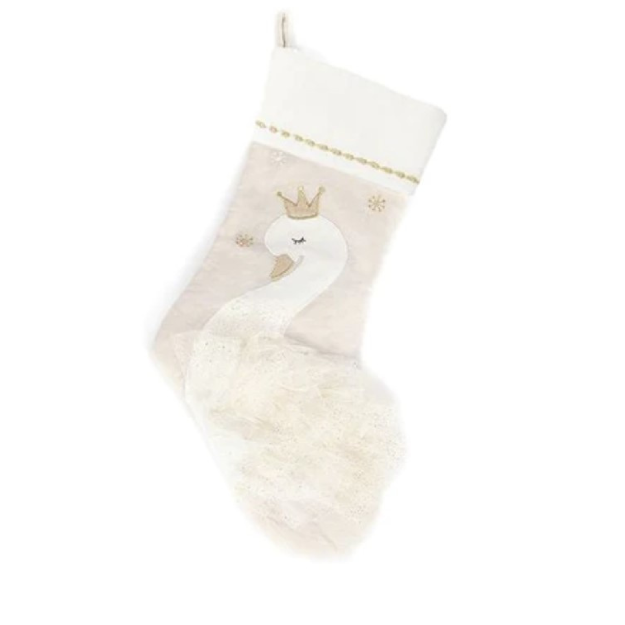 Swan Princess Christmas Stocking