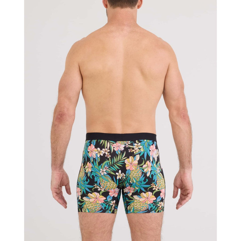 SAXX - DAYTRIPPER COMFORT STRETCH BOXER BRIEF | Pineapple Field Black