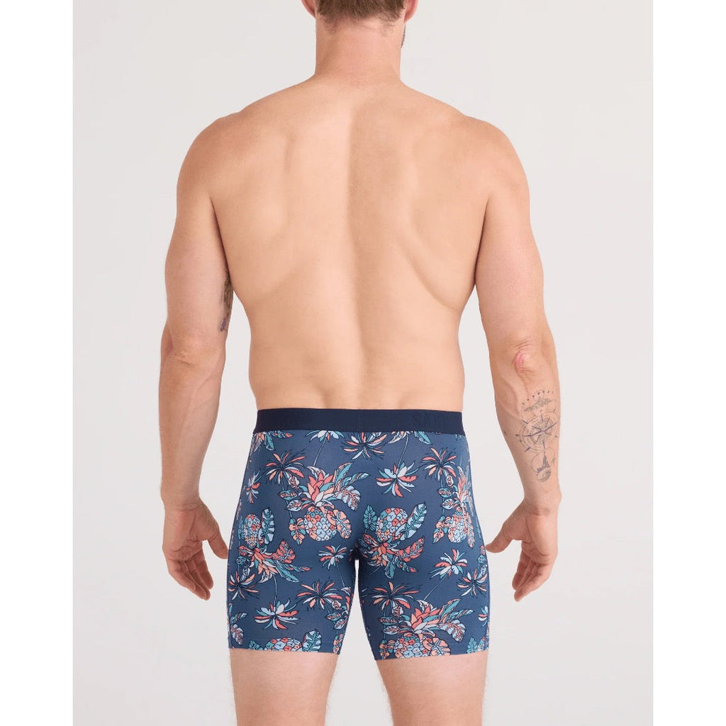 SAXX - VIBE XTRA SUPER SOFT BOXER BRIEF | PINEAPPLE TROPIC-INDIGO