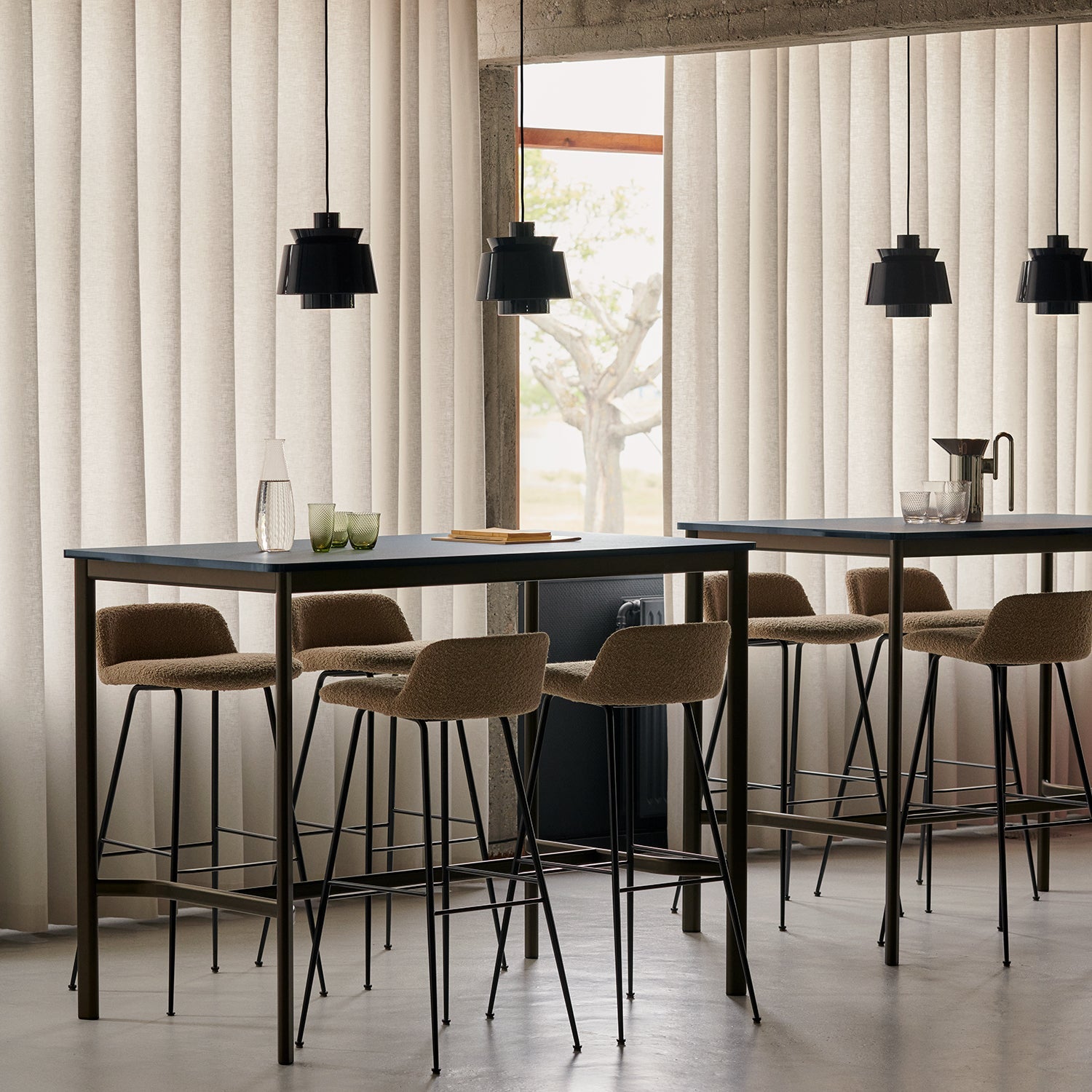 &tradition | utzon pendant | steel blue